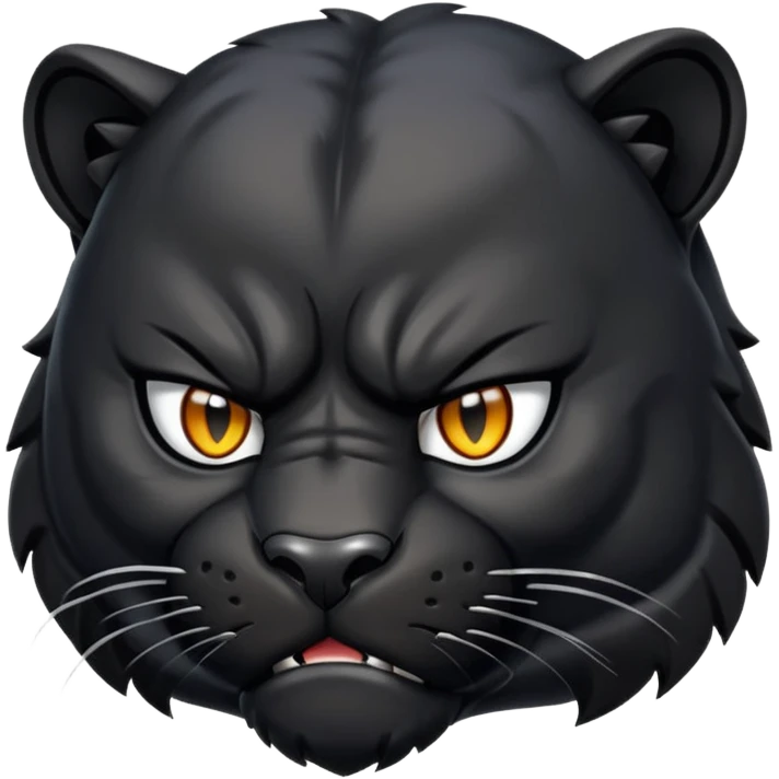 angry panther animal emoji