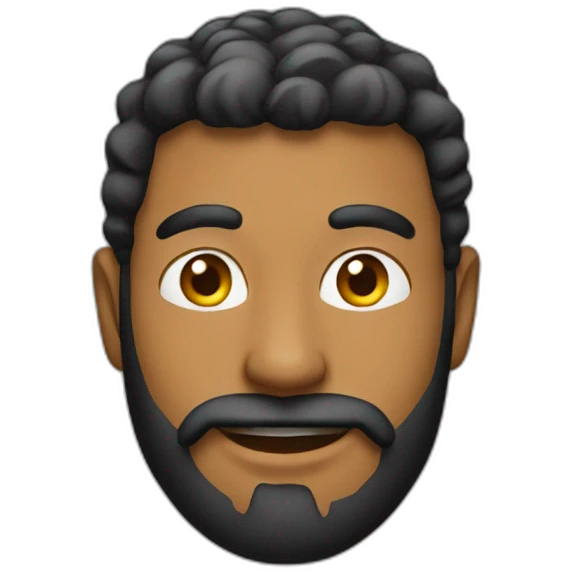 pagg with small beard emoji