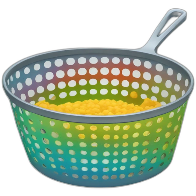 colorful sieve emoji