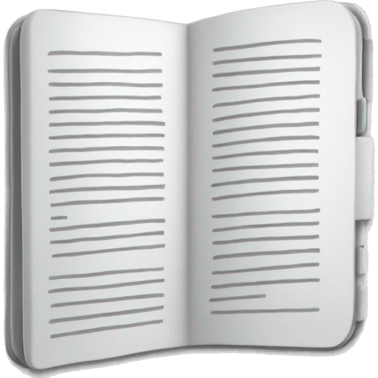 ebook tablet white with two buttons on the right emoji