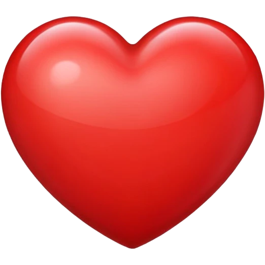 red heart emoji
