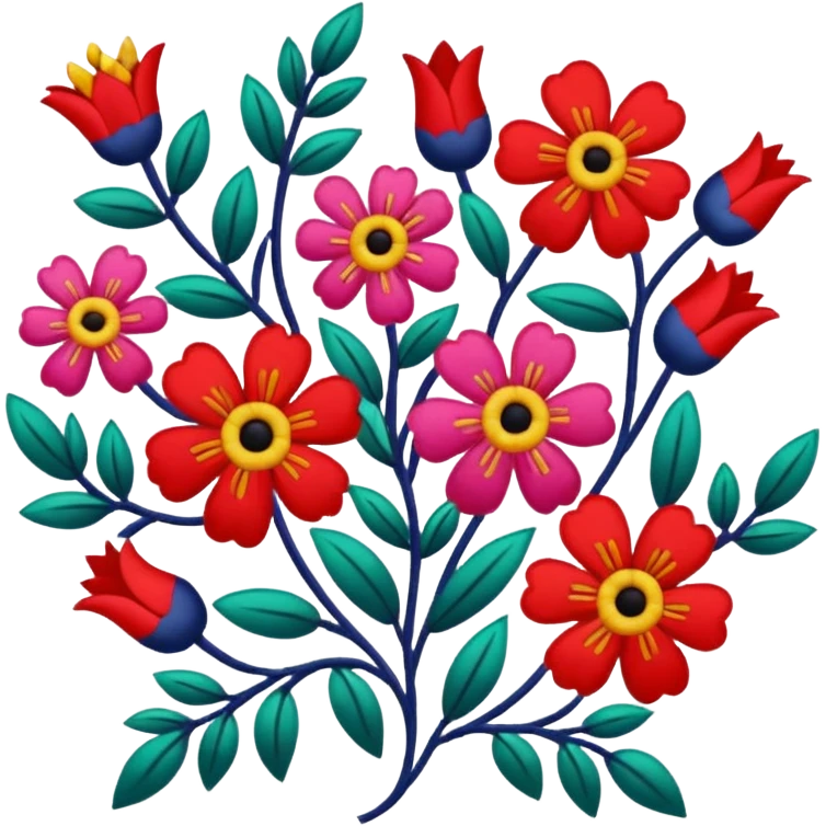 Obukhiv embroidered pattern  emoji