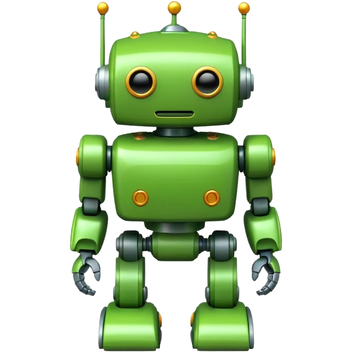 green robot toy emoji