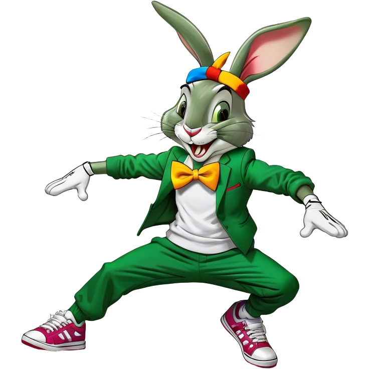 bugs bunny break dancing  emoji