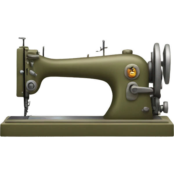 military sewing machine emoji