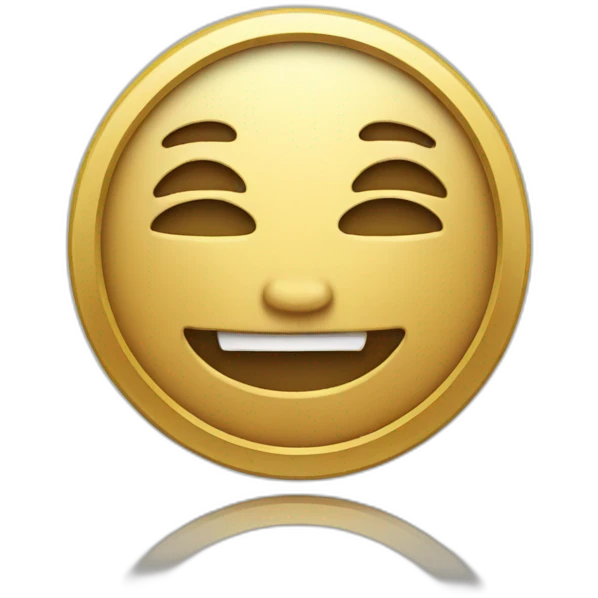 single emotion coin emoji