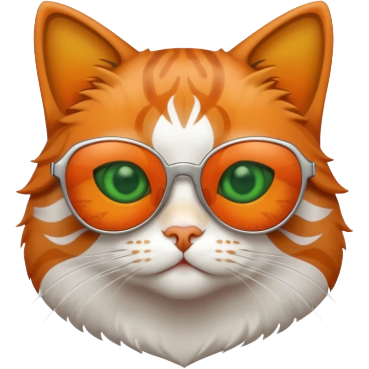 Cat wearing sunglasses emoji