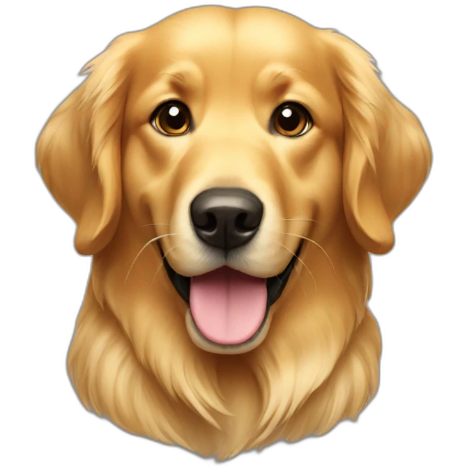 golden retriever emoji