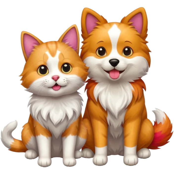 dog + cat emoji