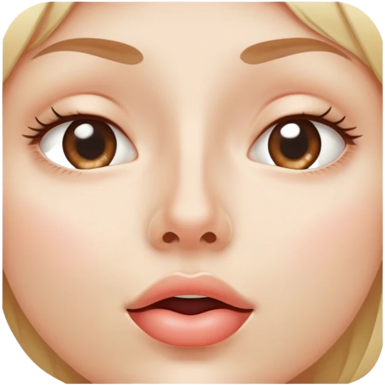 women with nose in mouth emoji