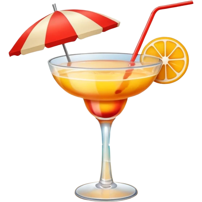 beach coctail drink emoji