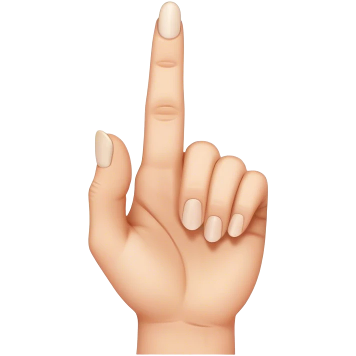 Middle finger emoji
