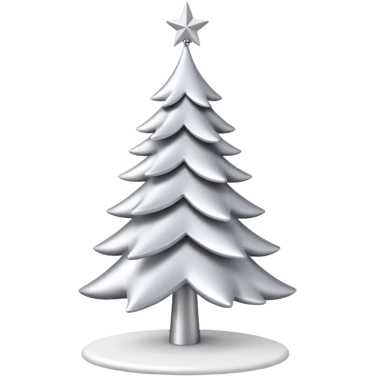 make it aesthetic white christmas decore like its from pinterest emoji