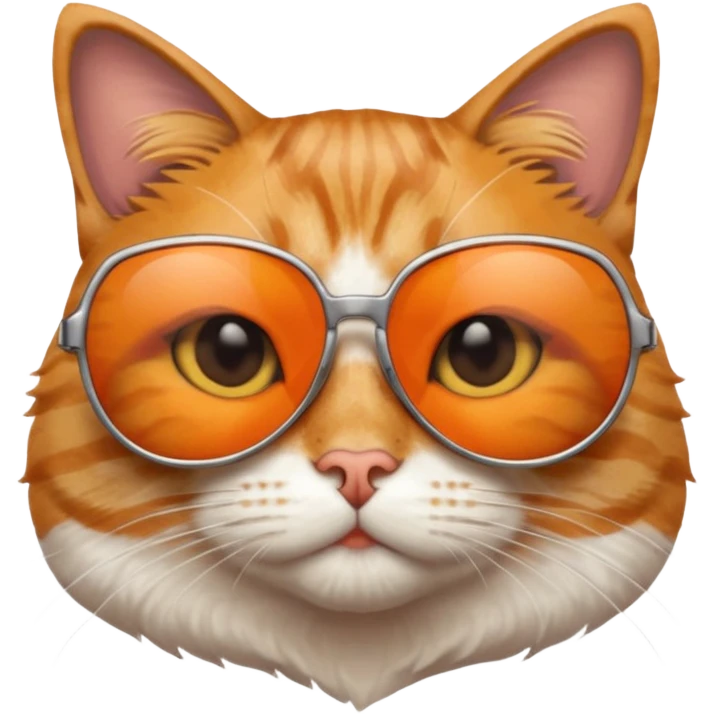 Cat wearing sunglasses emoji