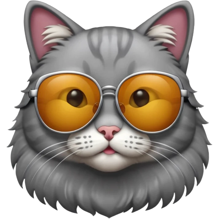 Cat wearing sunglasses emoji