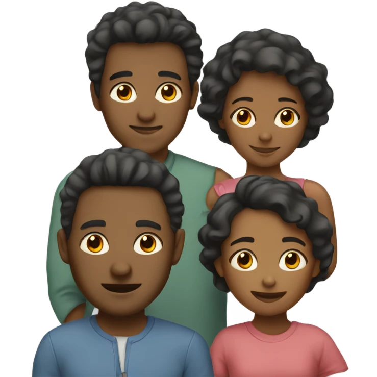 A family of 6 emoji
