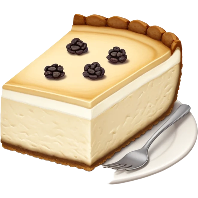 Oatmeal raisin cheesecake slice  emoji