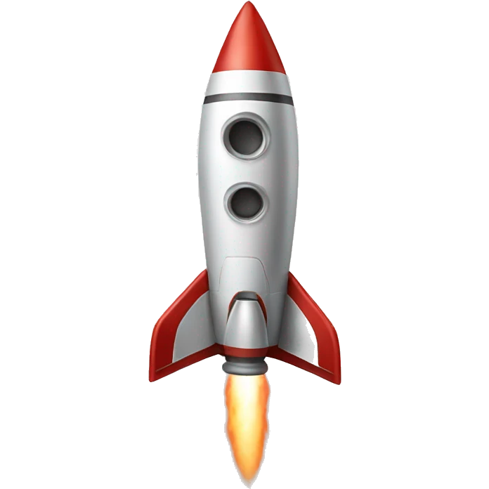 A cool rocket emoji emoji