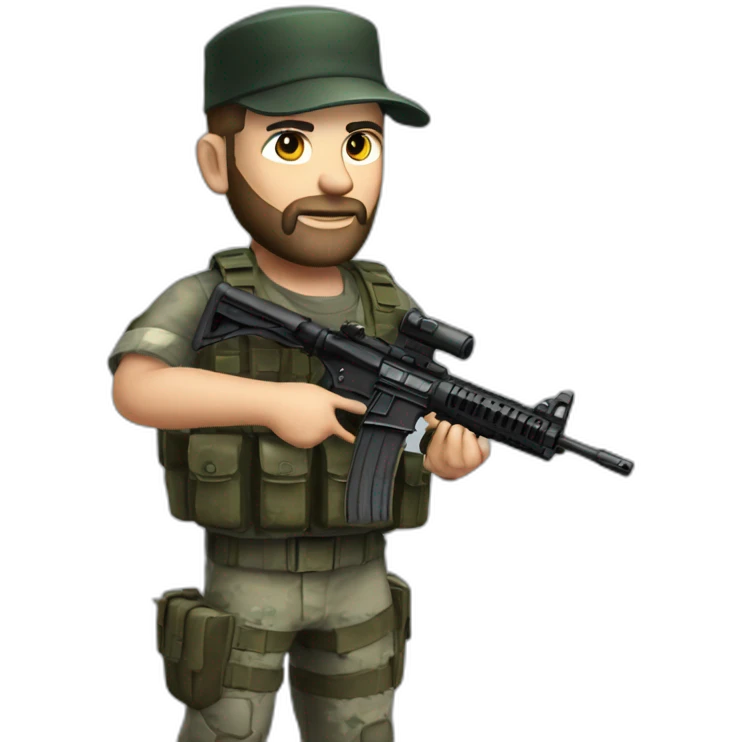 Captain price holding a m4a1 emoji