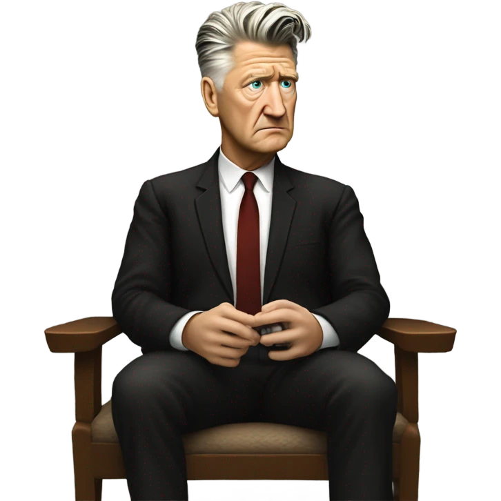 David lynch watching twin peaks emoji