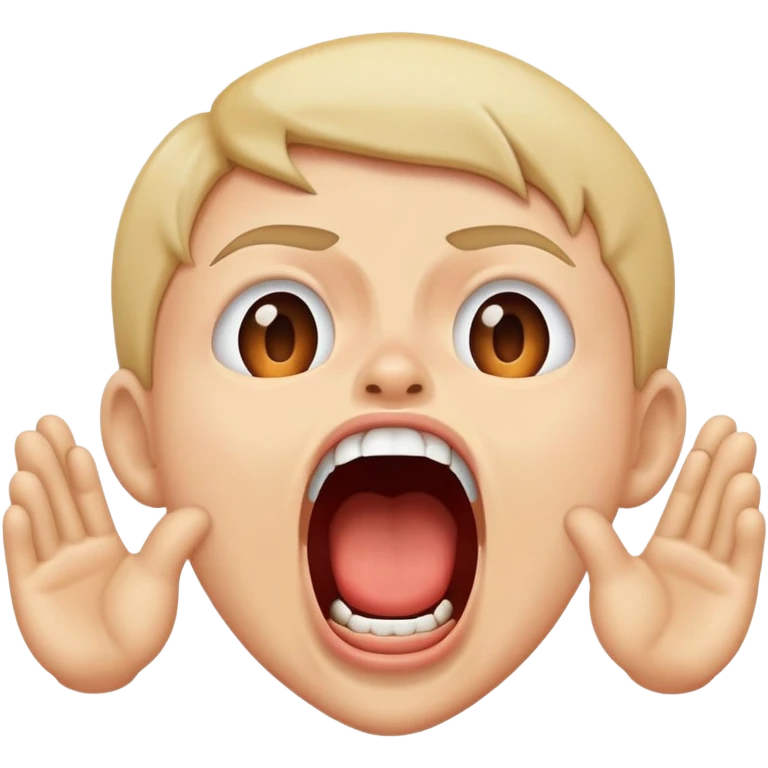 screaming  emoji