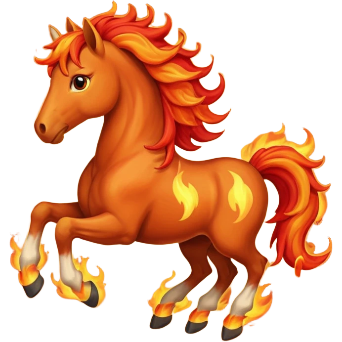 fire horse emoji