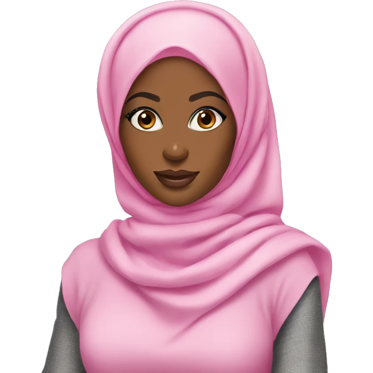 Black Hijabi Barbie emoji