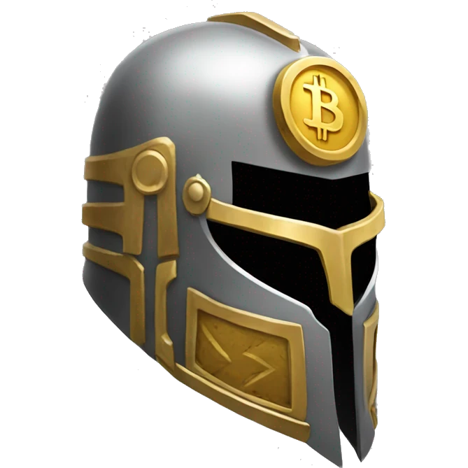 bitcoin paladin helmet emoji