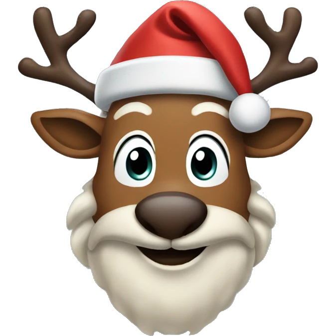 Rudolph Santa emoji