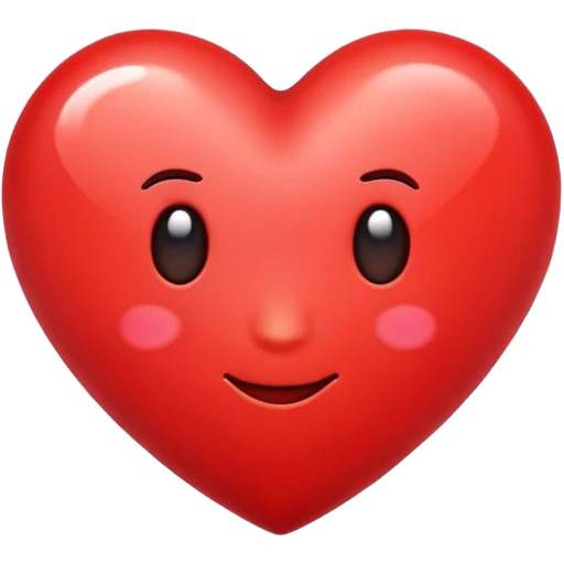 Red heart drawen emoji emoji