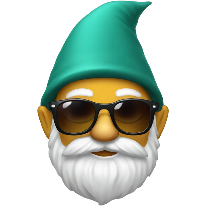 Gnome with sunglasses  emoji