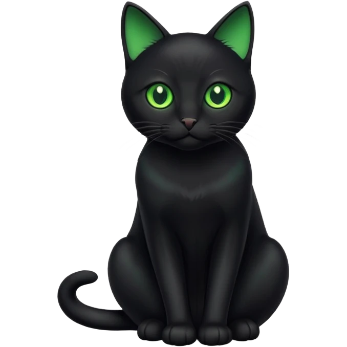 Black cat emoji