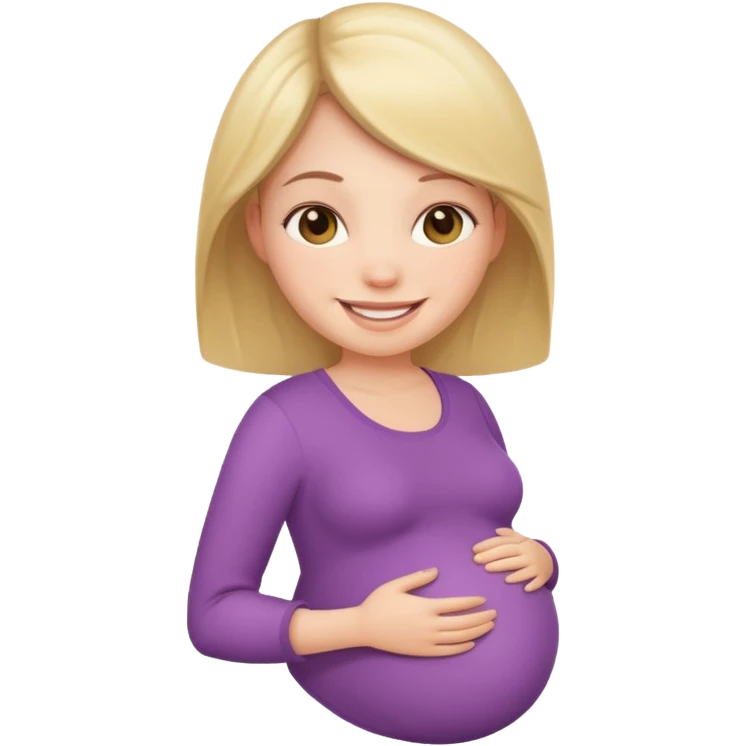 Pregnant girl emoji