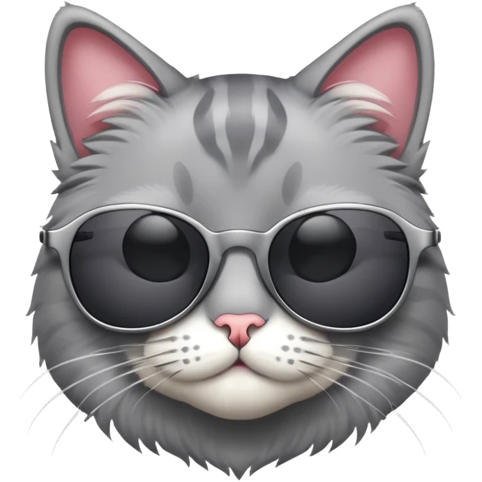 Cat wearing sunglasses emoji