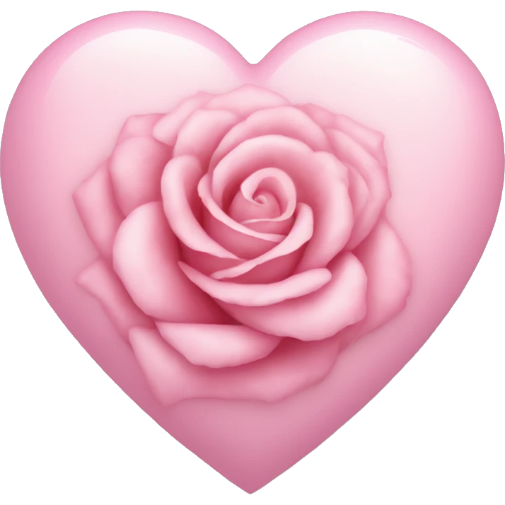 Corazón rosa pastel  emoji