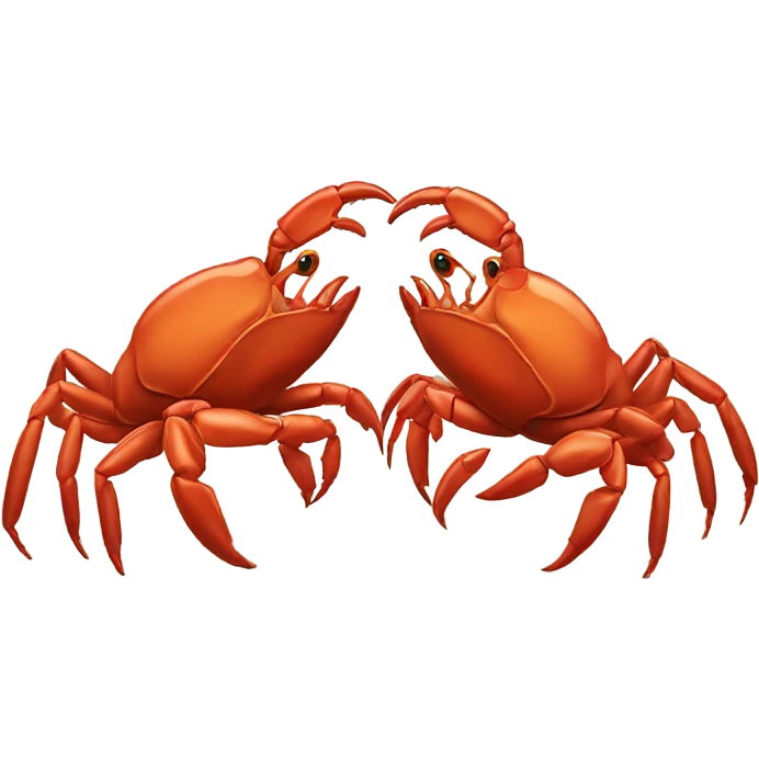 Crabs Kissing emoji