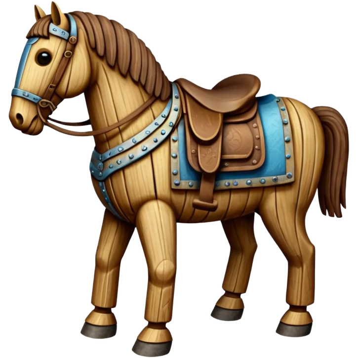trojan horse no saddle emoji