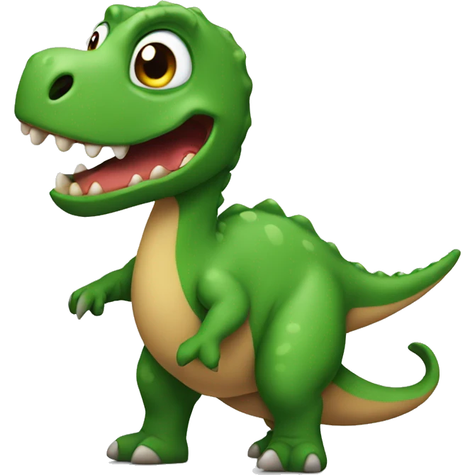 Christmas dinosaur  emoji