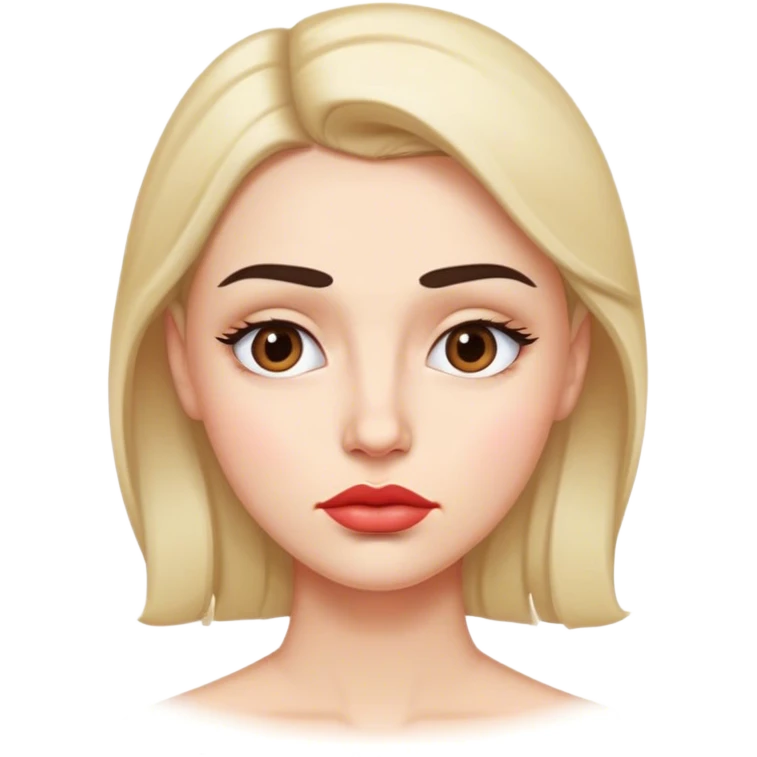 The Suspicious Neighbor – One eyebrow raised, lips pursed, slight side-eye as if investigating a crime. emoji