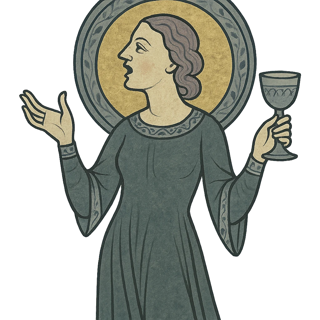 woman singing with wine glass in her hand emoji