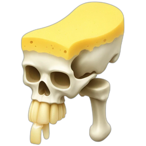 bone cleaning with a sponge emoji