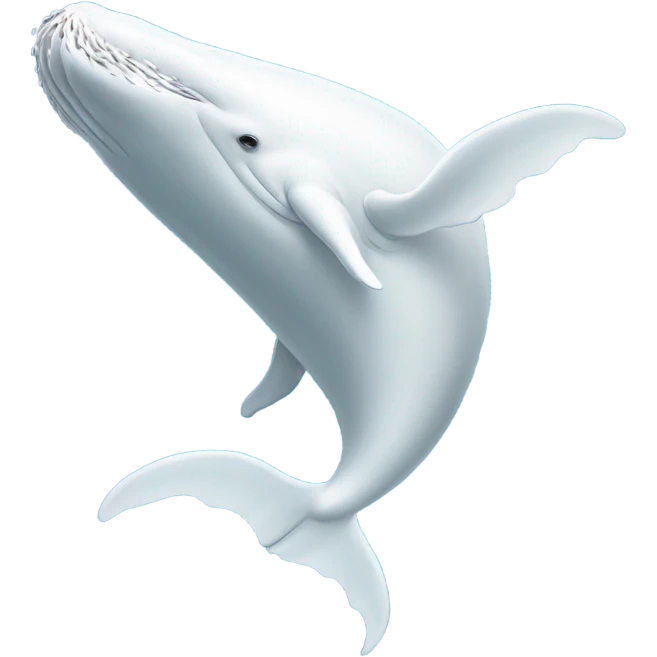 white whale , underside emoji