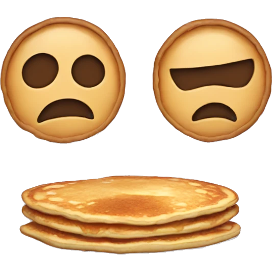 Pancake superhero emoji