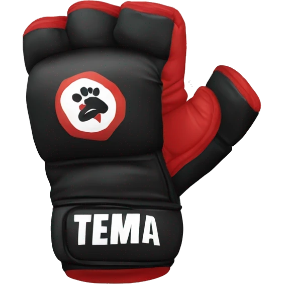mma glove emoji