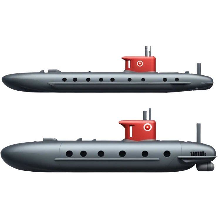 torpedo submarine side view emoji