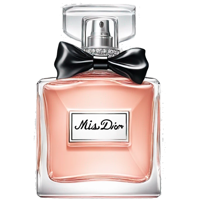 Miss dior perfume black emoji
