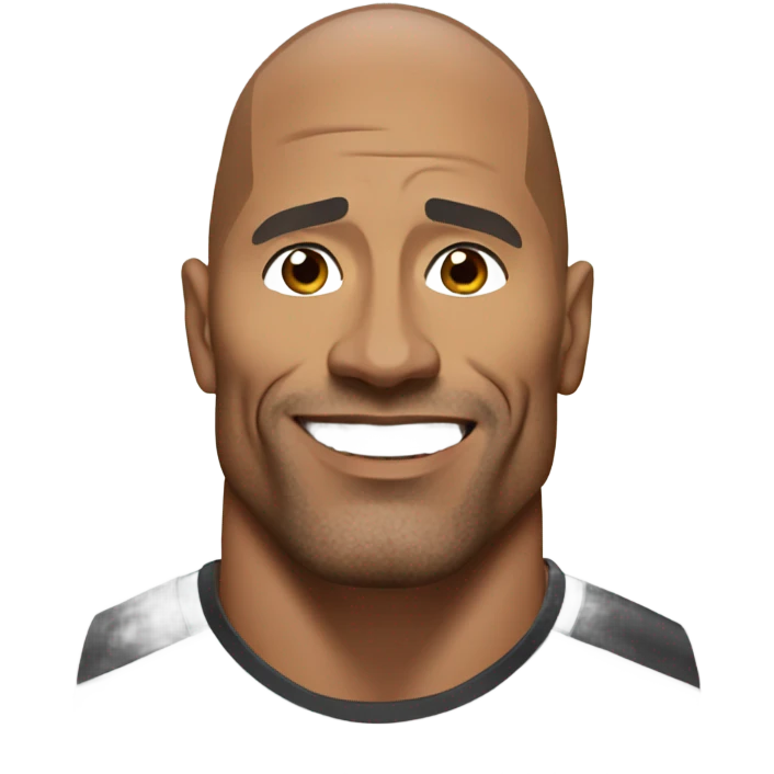 Dwayne Johnson emoji