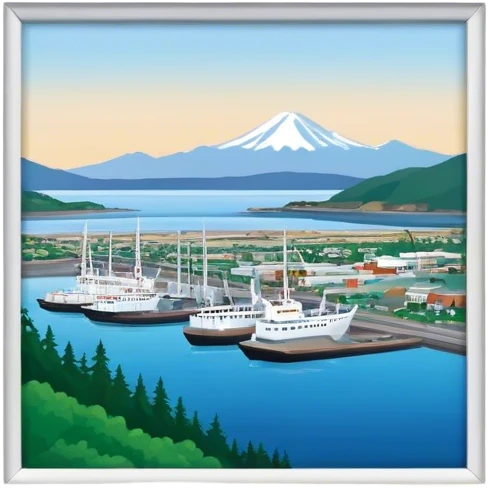 Port Angeles Washington no border emoji