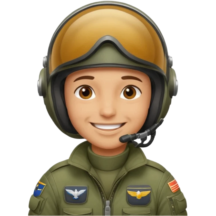 Piloto de combate emoji