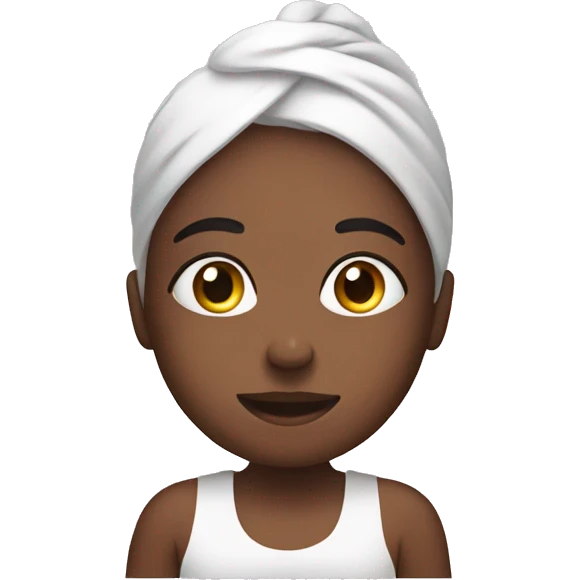 Person putting on skincare  emoji